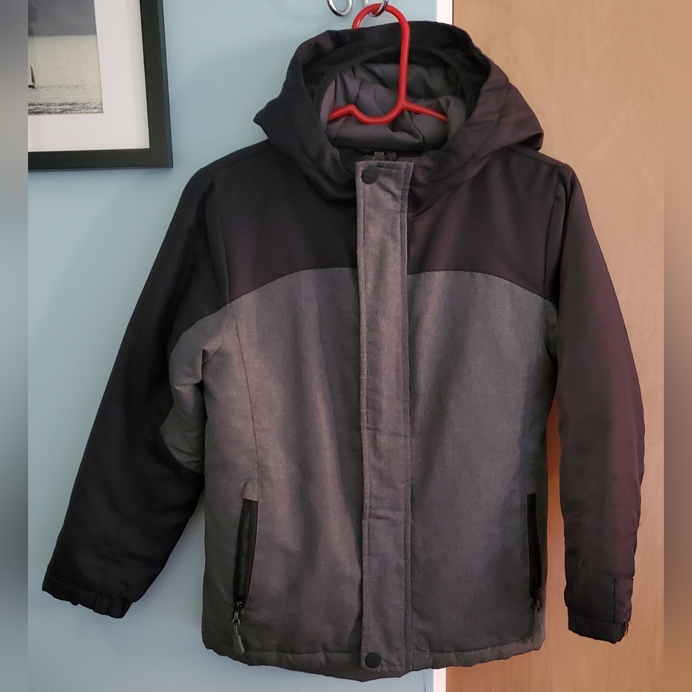 All in Motion Kids' Charcoal and Black Outdoor Jacket Size M (8/10)